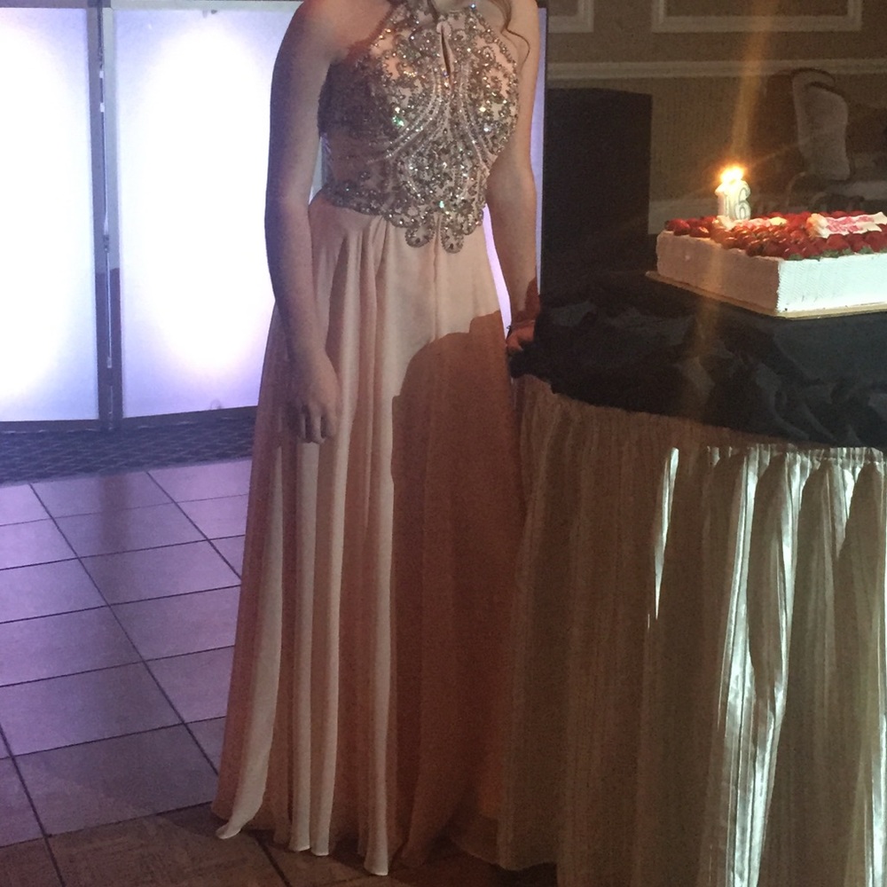 pink Jovani sweet 16 or prom dress!!